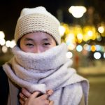 woman in scarf