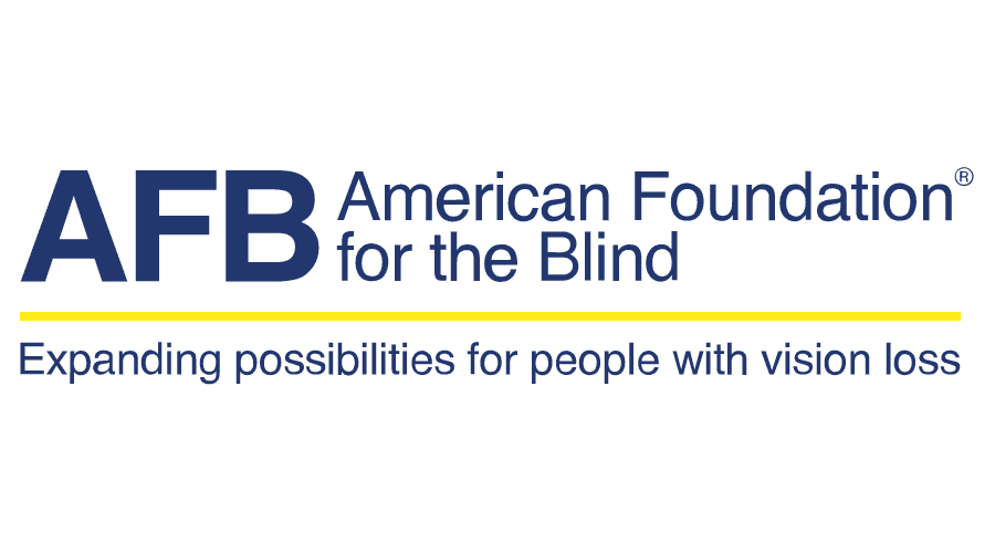 The logo for the "American Foundation for the Blind"